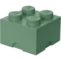LEGO Aufbewahrungsbox 4, Sandgrün
