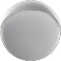 Louis Poulsen Flindt Wandleuchte Ø400 2700K Alu Grey - , Flindt, dimmbar, Metallisch, für Wohnzimmer, Aluminium, Design