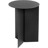 HAY Slit Beistelltisch, schwarz, Stahl, Ø 35 cm - , Slit, Schwarz, für Wohnzimmer, Metall, Modern