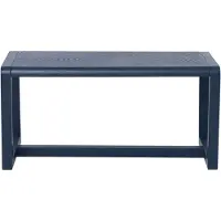 Ferm Living Little Architect Bank Dunkelheit Blue - , Blau, Holz