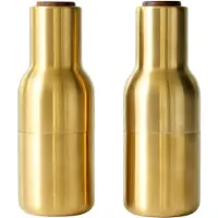 Audo Copenhagen 2er-Set Menu Bottle Grinde Gold Salz- und Pfeffermühlen