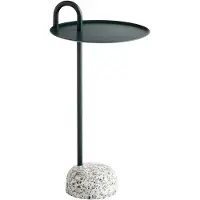 HAY Beistelltisch Bowler Granitsockel Fir Green