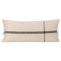 Ferm Living Calm Kissen 88x38 Kamel/Schwarz
