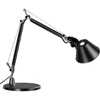 Artemide Tischleuchte Tolomeo Micro Tavolo mit Fuß Schwarz