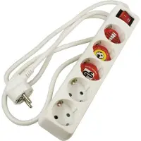 Arcas 927 00008, Weiß, Weiß, 16 A, 3500 W, Kunststoff, 50 mm