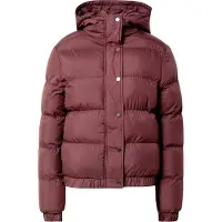 Urban Classics Ladies - Hooded Puffer Winterjacke cherry - S
