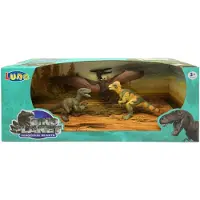 Luna spielset Dinosaurier 3-teilig 31 cm mehrfarbig