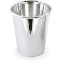 Home Collection Becher Trinkbecher Silberbecher Vase Konus, schwerversilbert, Höhe 9 cm