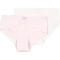 s.Oliver Mädchen 2er Pack Hipslip - Slip, Unterhose, Brief, Cotton Stretch, uni
