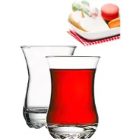 Pasabahce Sylvana 42411 - 6 Stück Türkische Teegläser-Set orientalischen Tee modern Gläserset