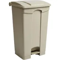 Jantex Küchenpedaleimer Beige 87L