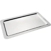 Olympia rechteckiges Speisetablett Edelstahl GN1/1