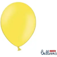 Party Deco Strong Balloons 30cm, Pastel Lemon Zest (1 pkt / 100 pc.)