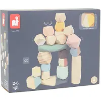 Janod Sweet Cocoon Stacking Stones Bauspiel Mehrfarbig 24 Months-6 Years Mehrfarbig 24 Months-6 Years