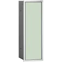 Emco Toilettenbürstengrt.-Modul ASIS 150 Unterputz, 495mm chrom/optiwhite