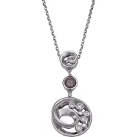 Orphelia Damen-Kette aus 925er Sterlingsilber mit Anhänger – Silber ZH-4493
