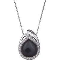 Orphelia Damen-Anhänger Sterling-Silber 925 mit Kette – Silber ZH-4568