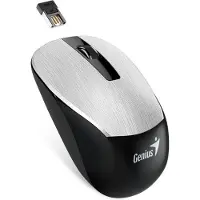 Genius NX-7015, Beidhändig, BlueEye, RF Wireless, 1200 DPI, Silber