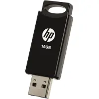 HP PNY v212w, 16 GB, USB Typ-A, 2.0, 14 MB/s, Dia, Schwarz