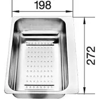 BLANCO 217796, Edelstahl, Edelstahl, 272 mm, 198 mm