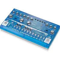 Behringer TD-3 Analog Bass Line Synthesizer Transparent Blau