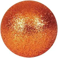 Europalms Dekokugel 3,5cm, kupfer, glitzer 48x