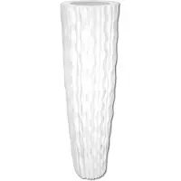 Europalms Designübertopf LAMELLA-140, weiss