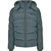 Urban Classics - HOODED PUFFER Winterjacke bottlegreen - XXL
