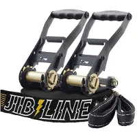 GBB Slackline 25m mit Baumschutz und Ratpad-Spanner