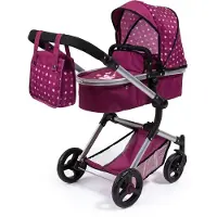 Usorteret - Combi Dolls Pram - Vario - Pink (18467AA)