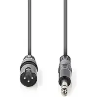 Nedis Audiokabel XLR kompensiert, 3-polig, männlich - XLR