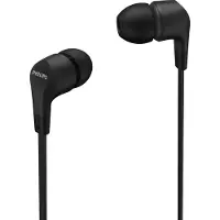 Philips TAE1105BK/00, Kabelgebunden, Anrufe/Musik, 20 - 20000 Hz, 14,7 g, Kopfhörer, Schwarz
