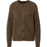 Selected Damen Pullover & Cardigans Slflulu Ls Knit Short Cardigan - Bruin - Größe L