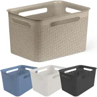 Rotho Storage Box16l Brisen White