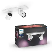 Philips Hue Argenta Aufbauspot White & Color - Weiß - 2 Spots