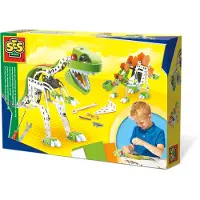 SES Creative 14958 Metalldinosaurier-Konstruktionsset - Bau Deinen eigenen Dino, Bausatz, 7 Jahr(e), Schaum, Metall, 1 Stück(e), 385 g