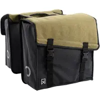 Willex Doppelte Gepäckträgertasche Canvas 101 | Größe 30 L