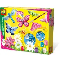 SES Creative Bastelset Gipsfiguren Schmetterlinge