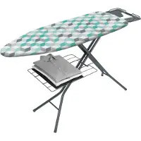 Metaltex - Antares Bügelbrett - Bügeltisch - Bügelfläche 114 x 38 cm - Höhenverstellbar