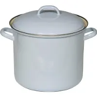 Riess Kochtopf aus Emaille 24 cm Blau 8 L