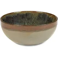 Serax Schüssel Surface Tableware By Sergio Herman Indi Grey L 23,5 cm