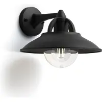 Philips Außenwandleuchte Cormorant, schwarz, Aluminium, Modern, Wandleuchte außen