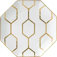 Wedgwood Arris Teller flach achteckig 23 cm Arris 40007545