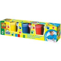 SES Creative Fingerfarbe - Mein erstes Set - 4 Farben - - One Size - Farbe