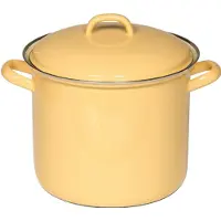 Riess 0273-006, 4 l, Gelb, Emaille, Keramik, Gas, Induktion, Emaille, 20 cm