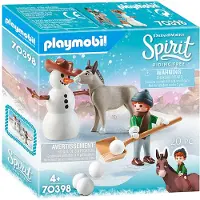 Playmobil Schneespaß mit Snips Herrn Karotte, 4 Jahr(e), Mehrfarbig, Kunststoff