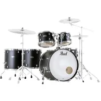 Pearl Decade Ahorn 22 6pc Shell Pack Satin Slate Black