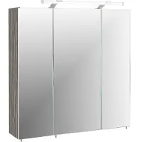 Schildmeyer Spiegelschrank 133076 Trient, 70.0 x 16.0 x 75.0 cm, esche grau Dekor