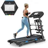 Capital Sports Pacemaker F120 Laufband für Zuhause Klappbar Elektrisch Treadmill Laufbahn Walking Pad, max. 12 km/h, LowNoise-FX Drive Motor, mit oder ohne Massage-Station