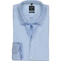 Olymp Businesshemd "No. Six super slim", Herren, Gr. 37, N-Gr, blau (ozon), Obermaterial: 97% Baumwolle, 3% Elastolefin, Hemden Businesshemd